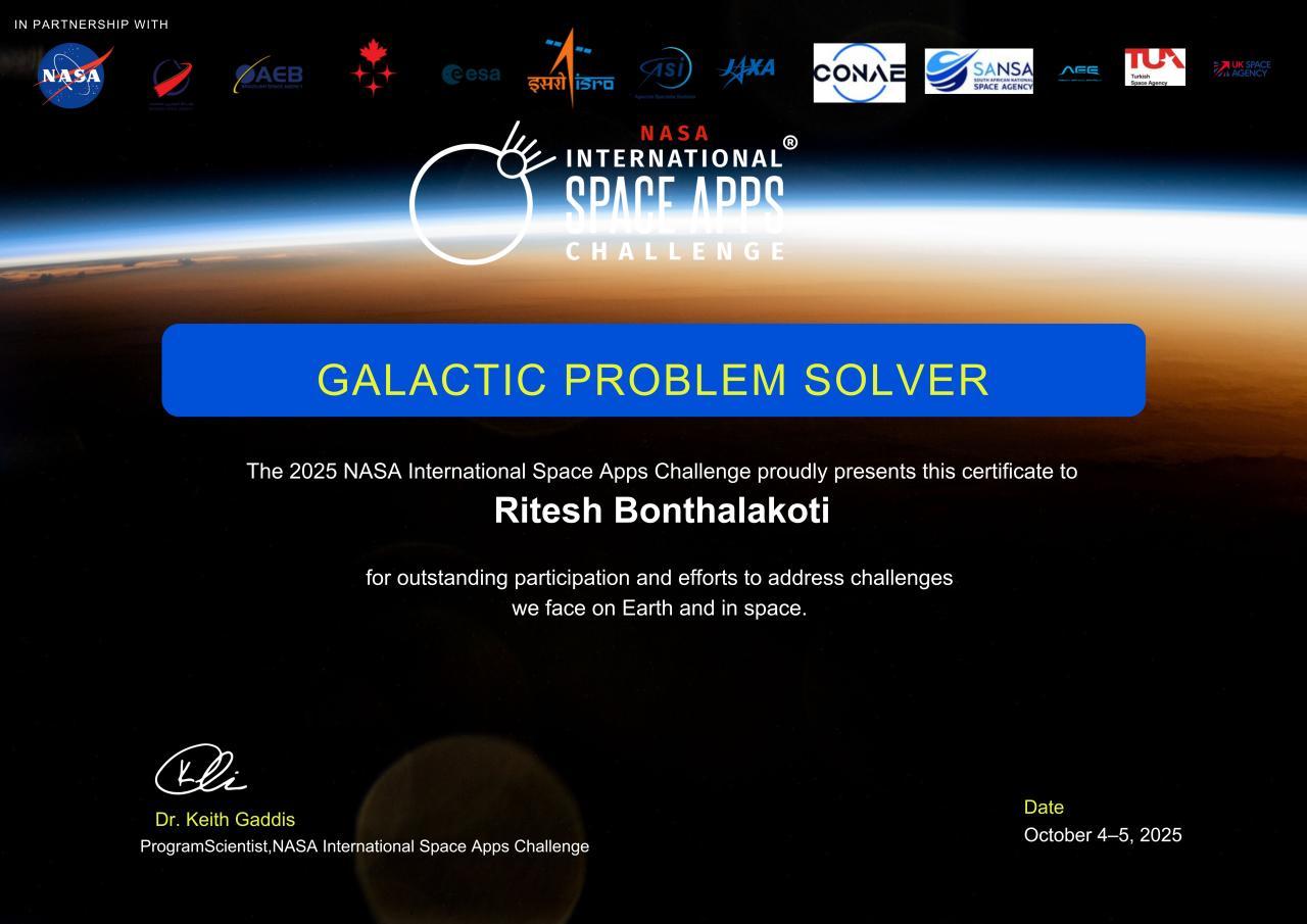 NASA Space Apps Challenge